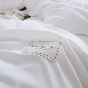 北歐風床包四件组 純色日式床包組 簡約小清新床包四件組 兩用被套 單人雙人加大特大 床包床罩床套枕套-白色