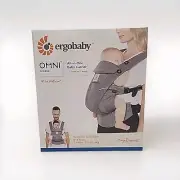 Ergobaby Breathable Mesh Baby Carrier with Lumbar Support (7-45 lbs), Omni Breez
