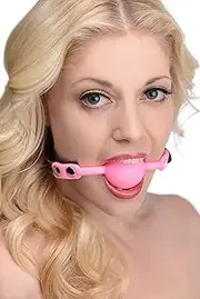 Frisky Glow Gag Glow in the Dark Silicone Ball Gag