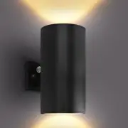 Luxrite Dusk to Dawn LED Outdoor Wall Light, 12", 3CCT, 20/30/40W, IP65