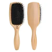 BESTOOL Pig Bristle Hair Brush Paddle Brush Comb Men Women Children Hair Care Co