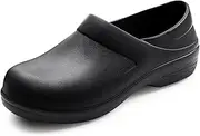 [SooGree] Chef Shoes for Men - Slip Resistant, Lightweight & Waterproof Zapatos de Chef for Women, Ideal Work Shoes for Kitchens, Black, 14 Women/12 Men