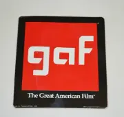 Large 6" Vintage 1972 GAF Sticker New Condition View-Master Photo Film