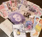 130+ Lot Ephemera Junk Journal Scrapbook Stickers Craft Paper Vtg Advertising