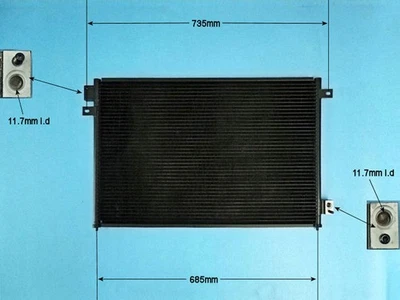 AutoAir Aircon Condenser 16-2046A For Jaguar S-Type II Lifetime Warranty