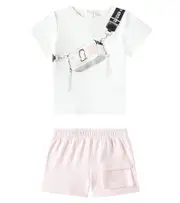 [Marc Jacobs Kids] Marc Jacobs Kids Baby cotton T-shirt and shorts set M 24 pink