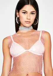 Sugar Date Bait Fishnet Top