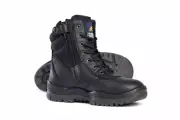 Mongrel Non Safety Series Black High Leg ZipSider Boot 951020