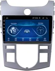 in Dash Car Radio Stereo 9 Inch Android 8.1 Navigation Player 2.5D Screen Compatible for KIA Forte Automatic (2009-2014) Multimedia GPS SWC FM Mirror Link Bluetooth (1G+16G)
