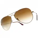 RAYBAN雷朋 太陽眼鏡 RB3025 00151-58MM 經典飛官款 -金橘眼鏡