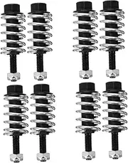 Obuyke 4 Sets Car Exhaust Bolt Car Modification Accessory Car Parts Exhaust Manifold Bolts Car Exhaust Manifold Screw Kit Exhaust Manifold Hardware Car Screw Bolts Exhaust Spring Tool