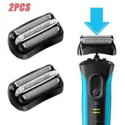 2PACK For Braun Shaver Foil Head Part Cutter Razor Blade 3Series 32B Replacement