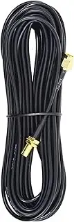 Xiaojiang Store 10M 12M 15M 20M RG174 RP-SMA Extension Cable Male to Female Feeder Wire Fit Fit Compatible Coaxial W/i/Fi LAN Network Card Router an/Ten';na(10M)