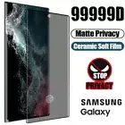 For Galaxy S25 S24 S23 S22 Ultra Note Screen Protector Anti Spy Privacy Ceramic