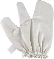 Bath Mitts, Scrub Gloves - Shower Scrub Gloves, Wash Shower | Deep Scrubber Mitten For Smooth Soft Skin With Raw Silk Texture On Underarm, Pubic Bikini Area Back Neck Armpit Arms