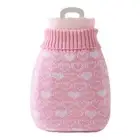 Mini Hot Water Bottle Microwave Heating Possible Explosion Proof Portable Mini