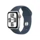 Apple Watch SE(2023) LTE版 40mm (S/M) 銀色鋁金屬錶殼配風暴藍色運動錶帶