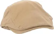 [Ipetboom] Classic Mens Newsboy Beret Cap Stylish Hat for Outdoor Activities Breathable and Durable Design for Leisure and Fashion Unisex Vintage Cap Khaki