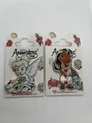 Disneyland Paris Animator's Collection Tinkerbell and Lilo pin set !!