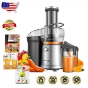 Efficient 1200W Juice Extractor with 3.2" Chute - Perfect for Busy Lifestyles