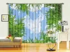 Soft White Cloud Heart 3D Curtains Blockout Photo Printing Curtains Drape Fabric
