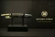 SKYJIRO FORGE KOKORO JAPANESE NIHONTO SHINKEN SAMURAI SWORD KATANA PAPER