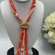 VINTAGE KENNETH JAY LANEUNDERSEA NECKLACE FOR AVON GENUINE LUCITE BEADS NEW