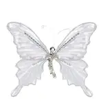 [OneWorld Collection] Davinia Metallic Butterfly Clip Decoration Silver