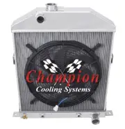 RC Champion 4 Row Radiator Chevy Config,16" Fan-1942-1948 Mercury Coupe 29A