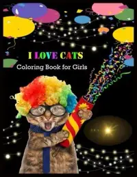 在飛比找博客來優惠-I LOVE CATS Coloring Book for 