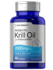 ✨ Antarctic Krill Oil 60 Softgels 2000 Mg Nutritional Support Gluten-Free Non-GM