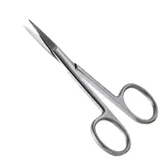 Iris Scissors, 5", Curved, Sharp Points, Premium German Stainless