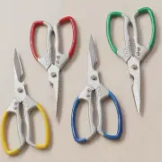 SK5 kitchen scissors aluminum handle household scissors chicken bone scissors