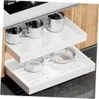 Pull Out Cabinet Organizer, Expandable Slide Out Drawers for Cabinets Fixed