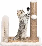 Generic Cat Tree with Arch Grooming Brush and Scratch Post,170971
