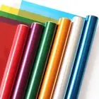 Transparent Colored Cellophane Wrap Roll - 6 Colors, 34 in X 16.4 Ft Cellophane