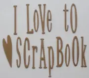 2" - SLIM FONT - Narrow Uppercase & Lowercase Chipboard Letters - 114 Pieces