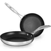 Scanpan HaptIQ 2-Piece Stainless Steel Fry Pan Set