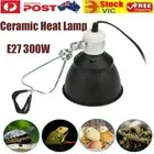 E27 300W UV Ceramic Heat Lamp Bulb With Holder For Reptile Pet Chicken Brooder
