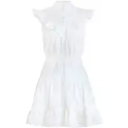 New! Zimmermann white ruffle dress size 0