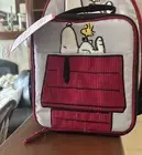 SNOOPY Pottery barn school LUNCH BOX Bag+Utensil Peanuts surf Disney Beach pre-k