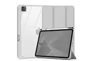 iPad Pro 11 Inch 2020-2022 Soft Tpu Smart Premium Case Auto Sleep Wake Stand Clear Cover Pencil holder Grey