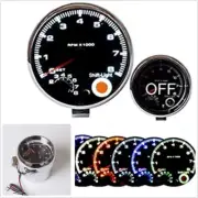 3.75" 95mm Car Truck 7 LED Color Digital Tachometer Adjustable 0-8000 RPM DC12V (for: Renault)