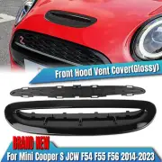 For Mini Cooper S F54 F55 F56 F57 14-24 Car Front Hood Bonnet Scoop Vent Kit BLK