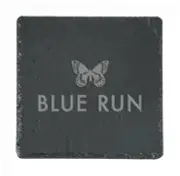 BLUE RUN Whiskey Slate Coaster