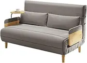 Sleeper Chair Folding Sofa Bed, Multi-Function Folding Ottoman with Adjustable Backrest Modern Convertible Chair, for Home, Office, Dorm Convertible(Gray,120cm)