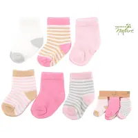 在飛比找PChome24h購物優惠-美國 luvable friends 嬰兒襪/寶寶襪/初生襪