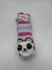 Girls Panda Lounge Socks Size 7-8.5
