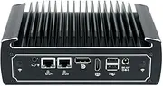 Fanless Mini PC, Industrial Computer, Windows 11 or Linux Ubuntu, TPM2.0, Core I3 10110U, HUNSN BX01, 2 x COM, SIM Slot, HDMI, DP, 2 x LAN, Vesa Mount, WOL, PXE, Watchdog, 32G RAM, 1TB SSD