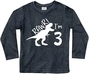 [Unordinary Toddler] rawr im 3 Dinosaur 3rd Birthday Shirt boy Roar Three Year Old Dino Tshirt rex